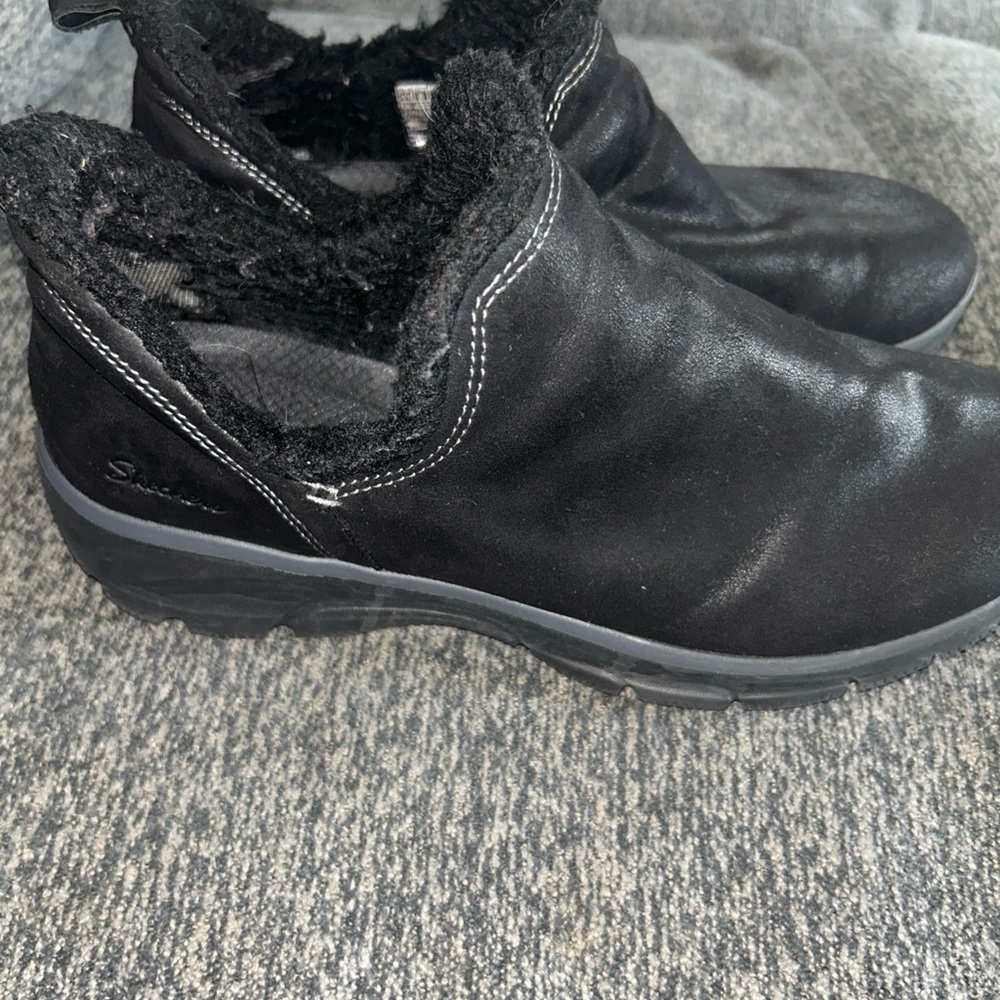 Skechers‎ Womens Size 11Easy Going Buried Scooped Collar Bootie 49537 Black